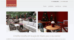 Desktop Screenshot of ambientaeventos.com.br